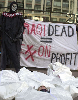 Iraqi dead = exxon profit